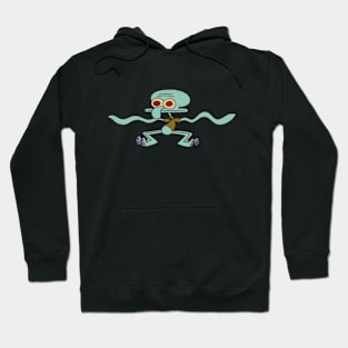 funny squidward moves Hoodie